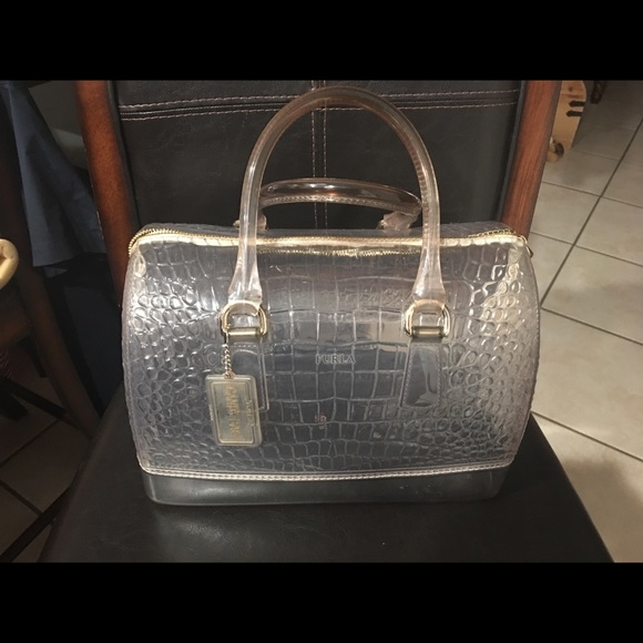 furla clear bag